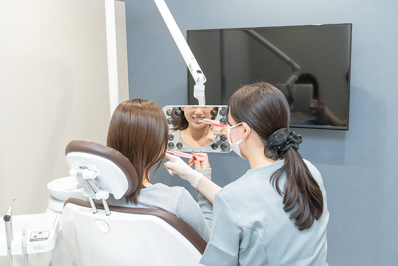 ブラッシング指導